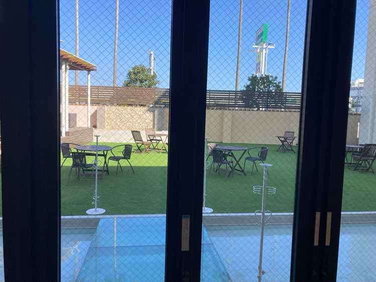 披露宴会場のガーデンです