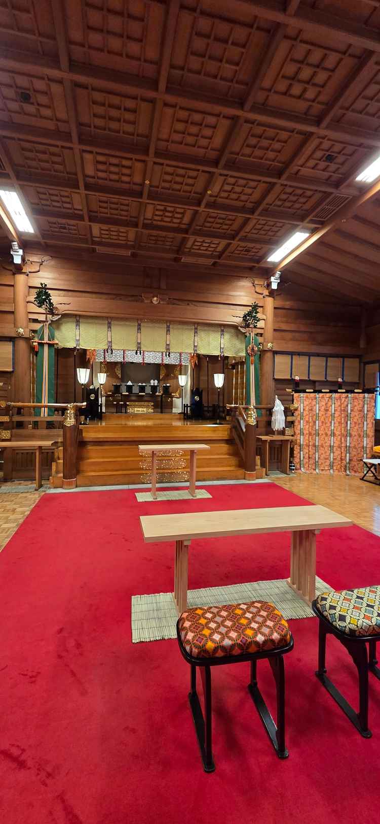 実際に式をあげる場所も見せていただけます