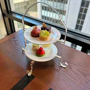 いただいたアフタヌーンティーが美味しくて、本番で出てくるスイーツも美味しいことが想像できました。
