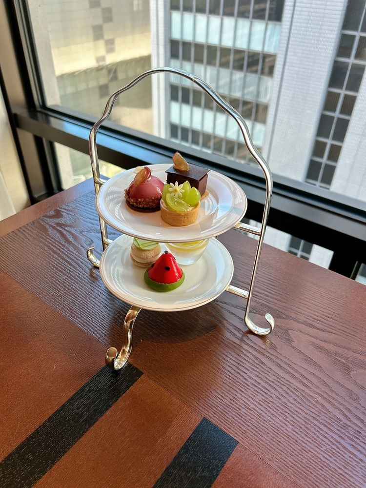 いただいたアフタヌーンティーが美味しくて、本番で出てくるスイーツも美味しいことが想像できました。