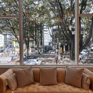 ブライズルームからの眺めもホテルの一室からの眺めのようで素敵でした