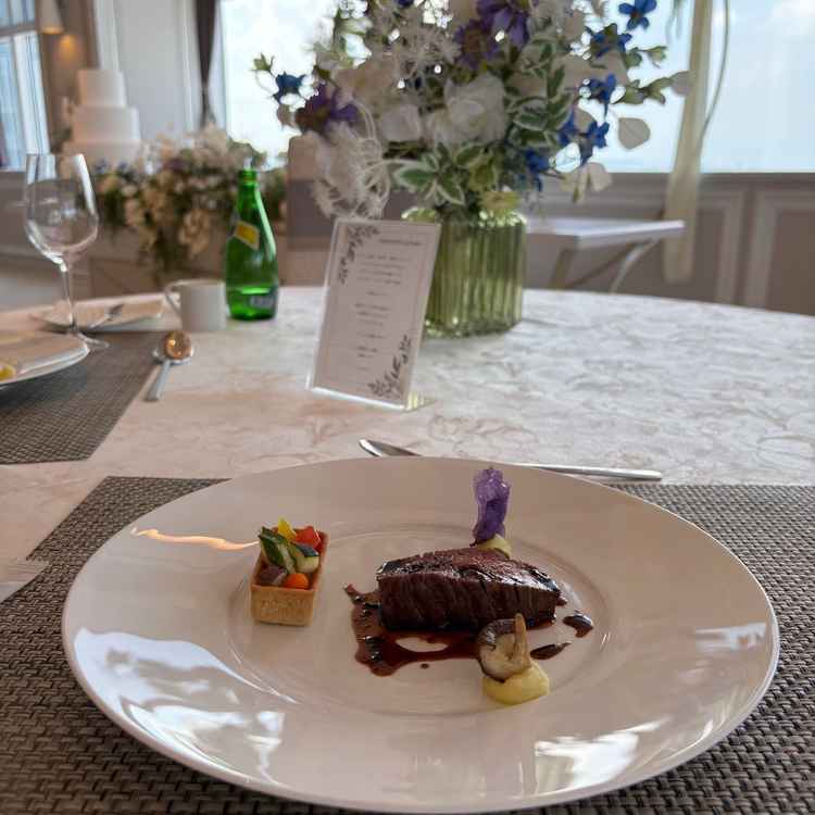 実際に当日もお出しするメイン料理。とってもおいしくて幸せな気持ちになりました。