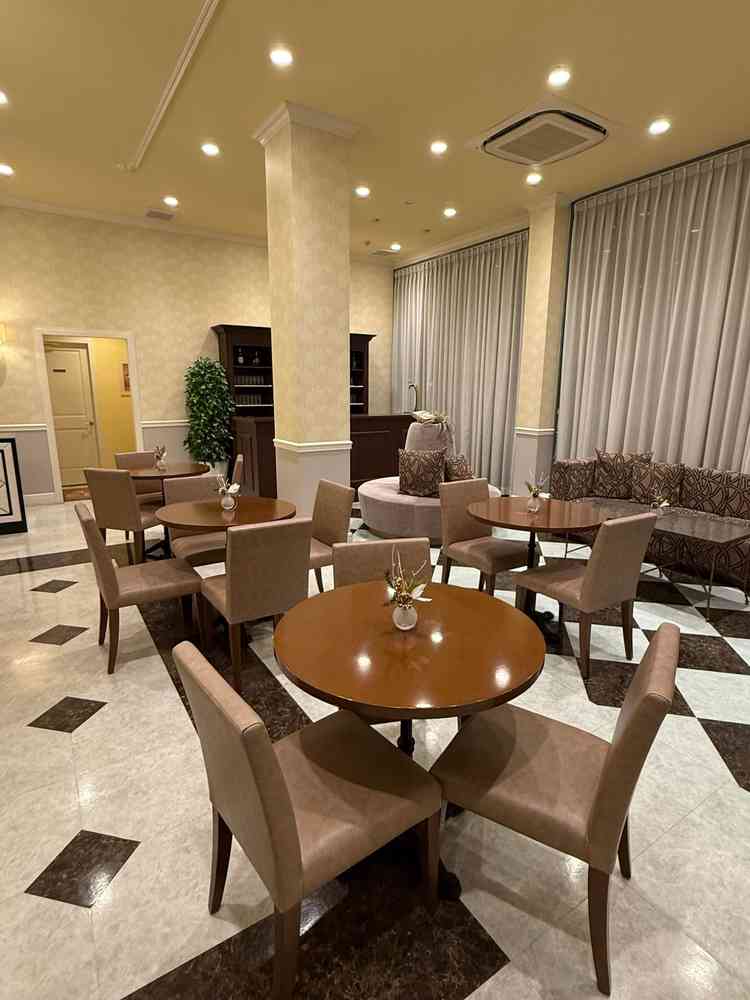 受付場所も広々としていて良かったです。