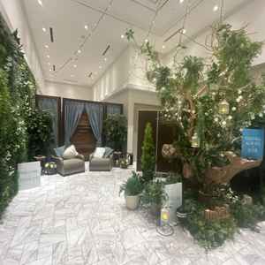 披露宴会場の前の写真です。