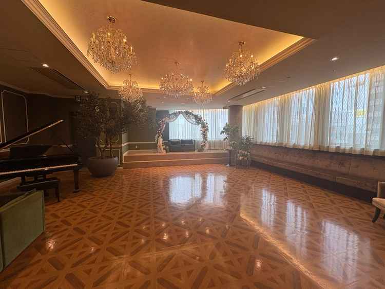 ウェルカムパーティーのスペース