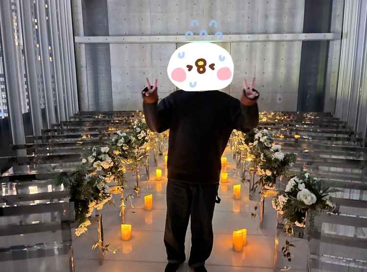 新郎新婦側に経った時の目線です。貴重な経験でした。