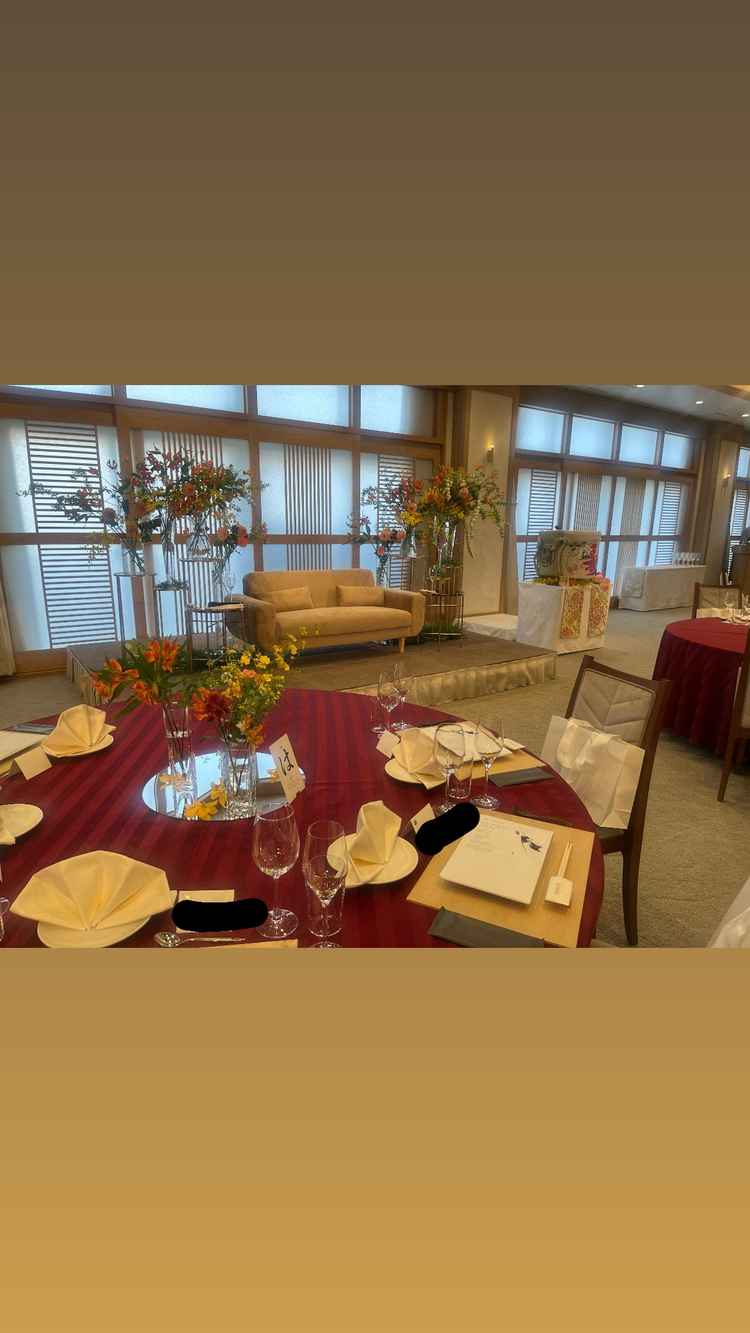 披露宴のお支度中に見学させてくださいました。各場面での工夫も丁寧に説明くださりイメージがつきました。