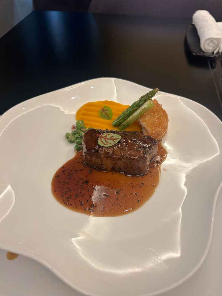 試食のお肉の写真です。とても美味しかったです。