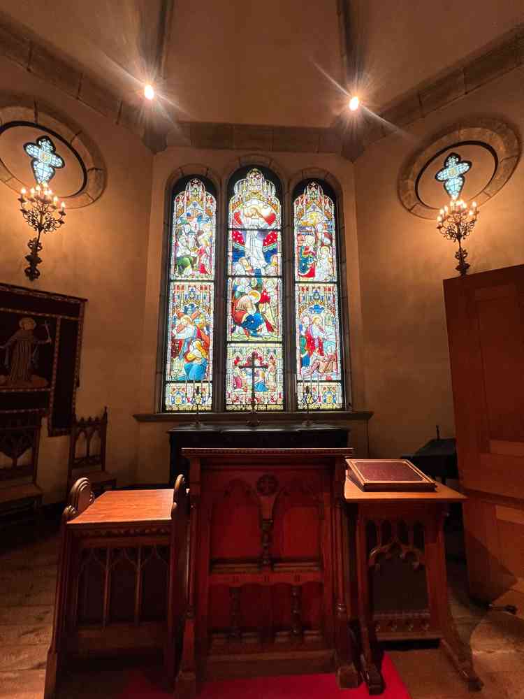 本物のステンドグラス