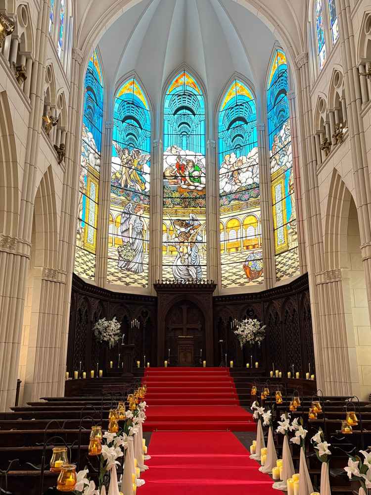 チャペルの写真です。１組目に案内いただきました。