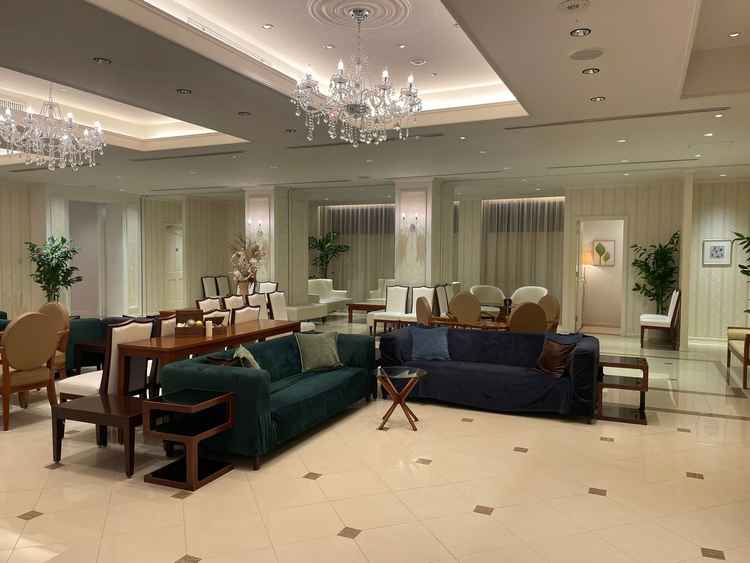 ゲストの待合室。更衣室もあり、便利でいいと思いました。