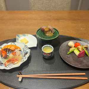 コースのお料理の試食