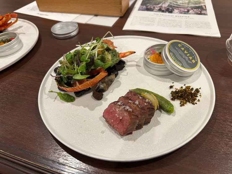 見学でいただいた試食