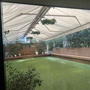 ガーデンチャペル。冬場なのでわかりませんが、夏はどんな気温になるかが気になりました