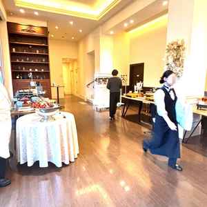 ウェルカムコーナーでおでんを振る舞う準備をされていて、自由なおもてなしができること好印象でした。