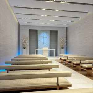 【ホワイトパールのように上品に輝くチャペル✨】とても神聖で上質な空間でした