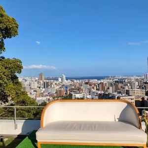 ミラージュの上のテラス