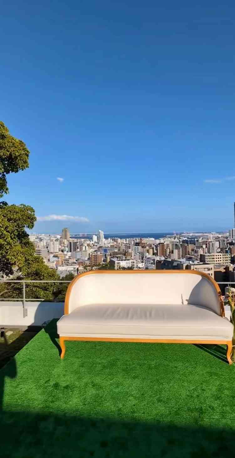 ミラージュの上のテラス