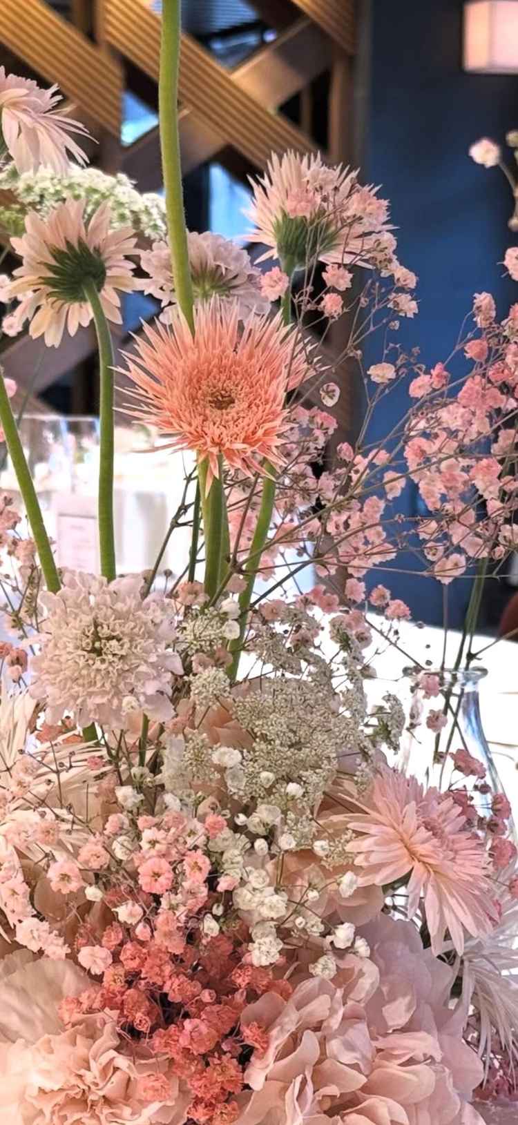 式場で見かけた綺麗なお花