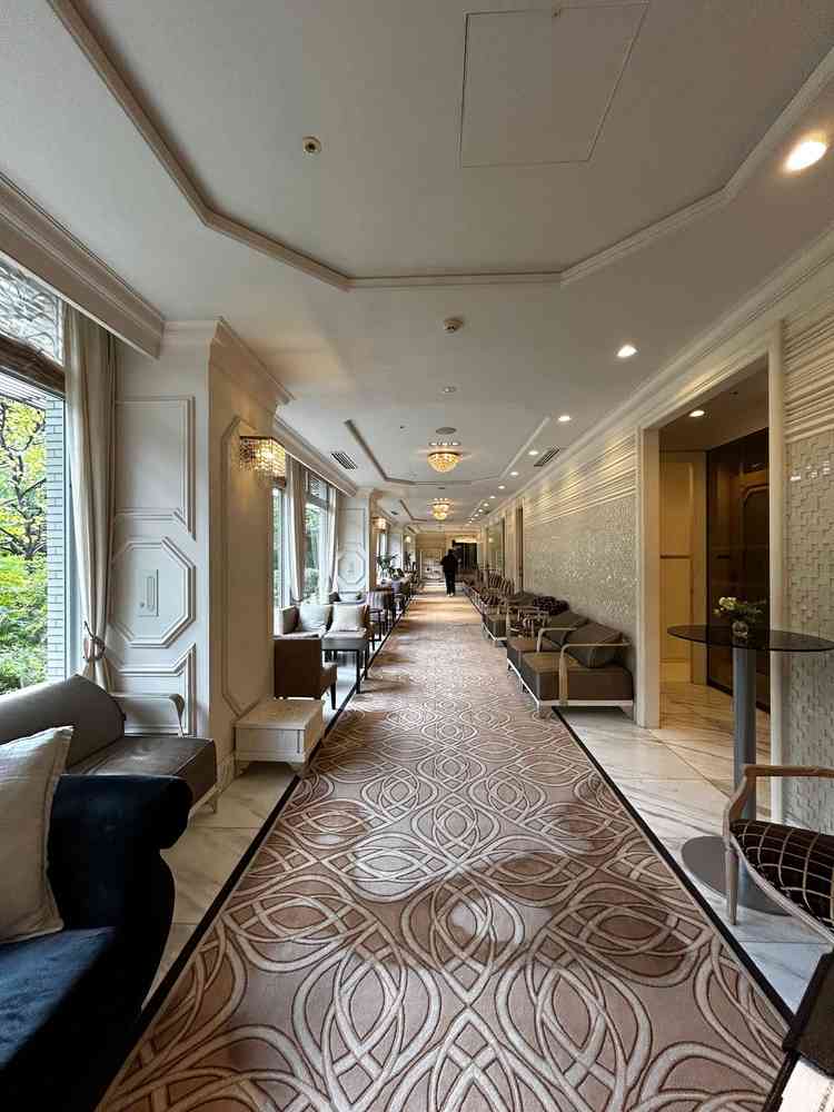 披露宴会場までのウェイティングスペース