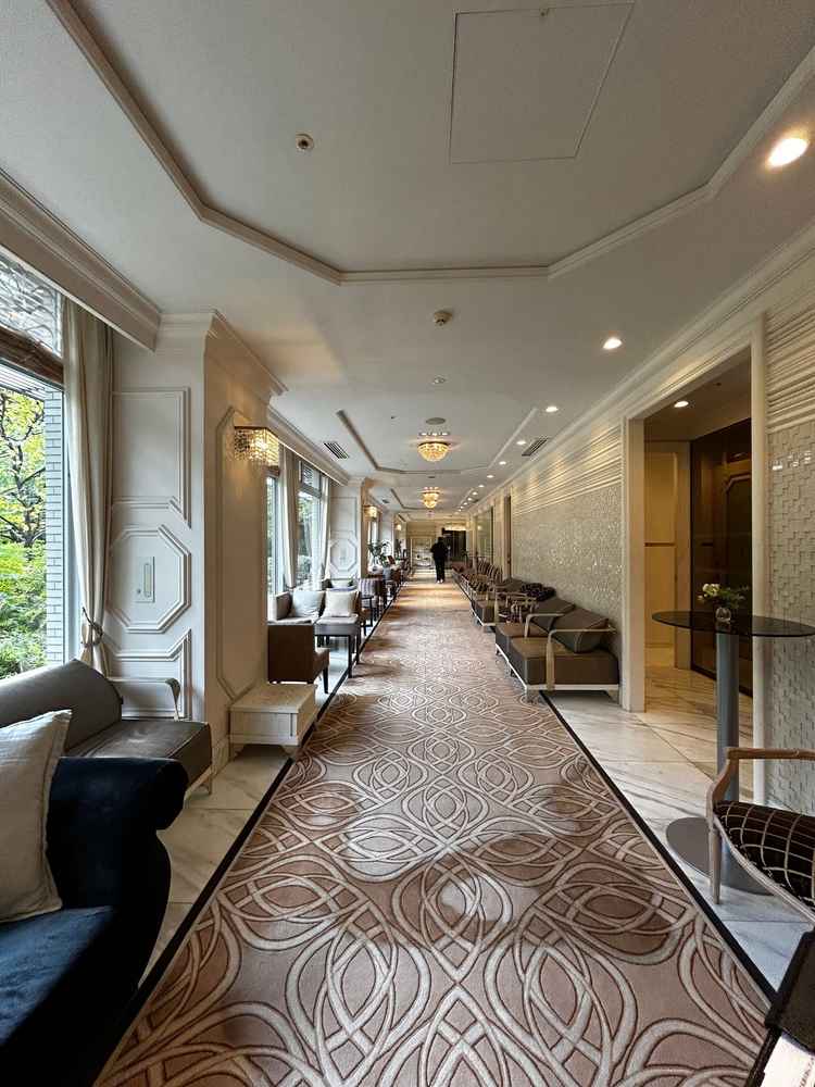 披露宴会場までのウェイティングスペース