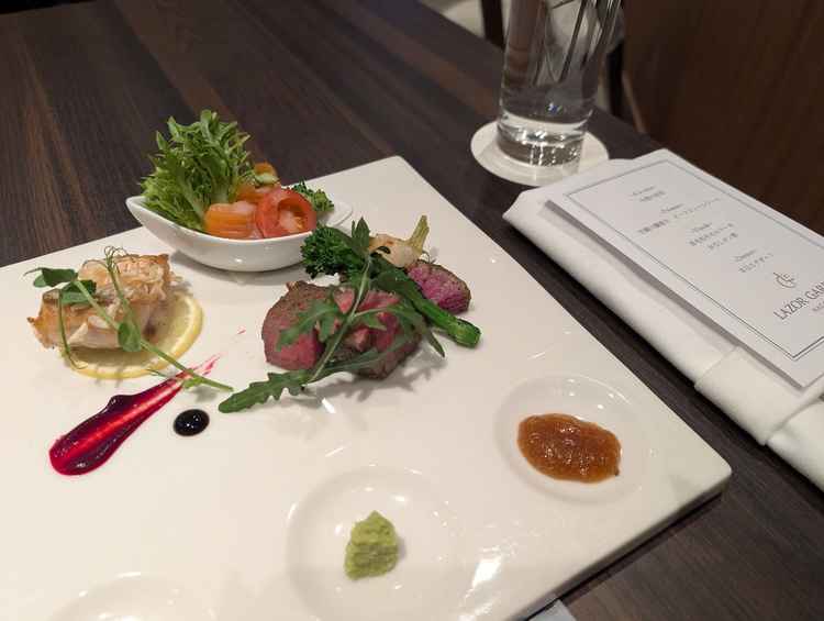 フェアでいただいた試食の様子です