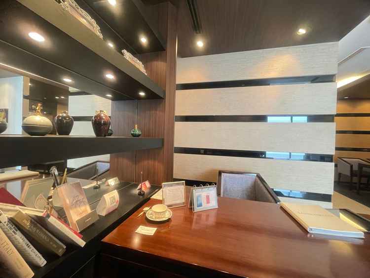 打ち合わせスペースは別の建物で、落ち着いて出来ました