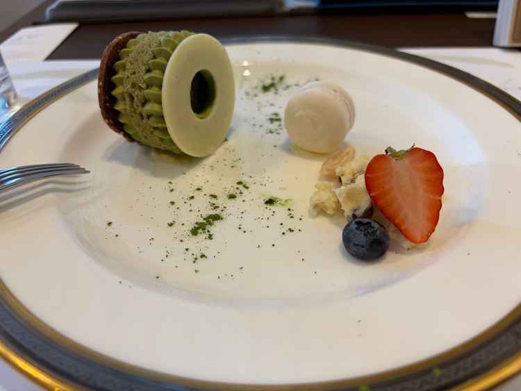 試食のデザート