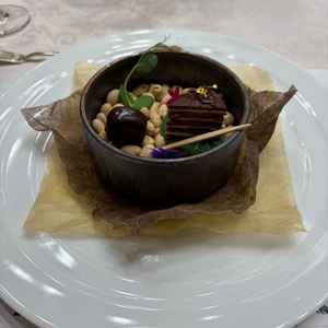 試食① おいしかったですが、料理長のクセが感じられる一品でした。