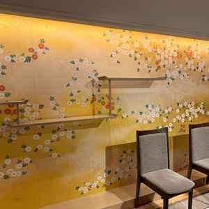 おめでたい雰囲気の披露宴会場。会場によってテイストが違い、どれも魅力的でした。