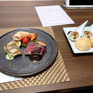 フレンチと和食をミックスした料理