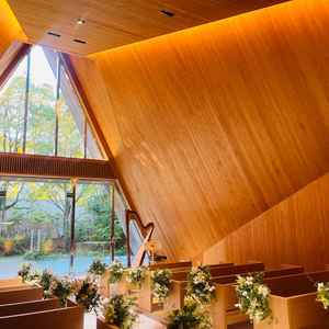 もう一つのチャペルです。木の香りがして、落ち着いた雰囲気でした。