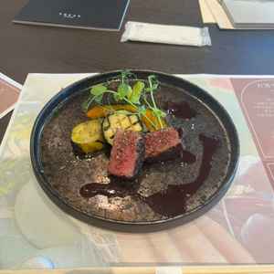 試食させていただいたステーキの写真です。