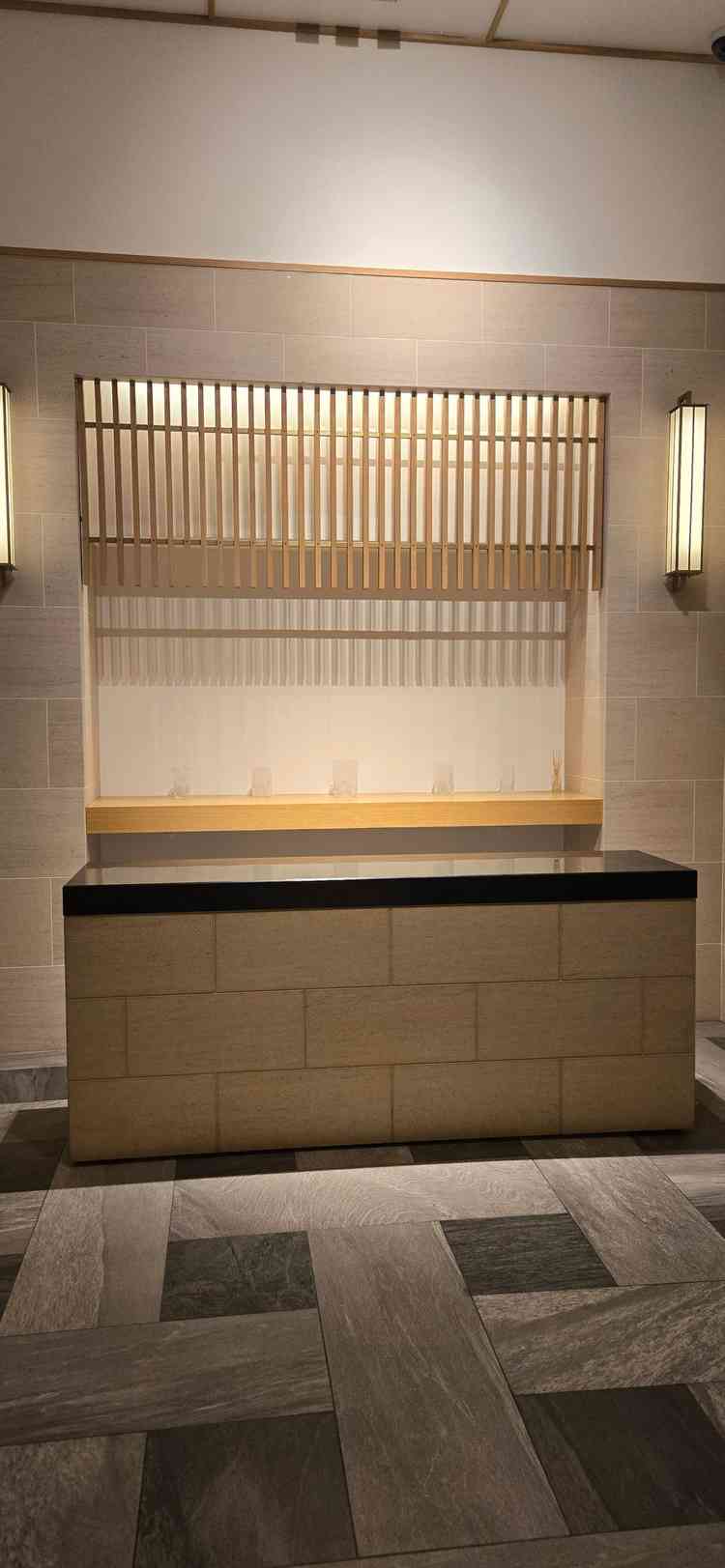 会場の受付となる場所