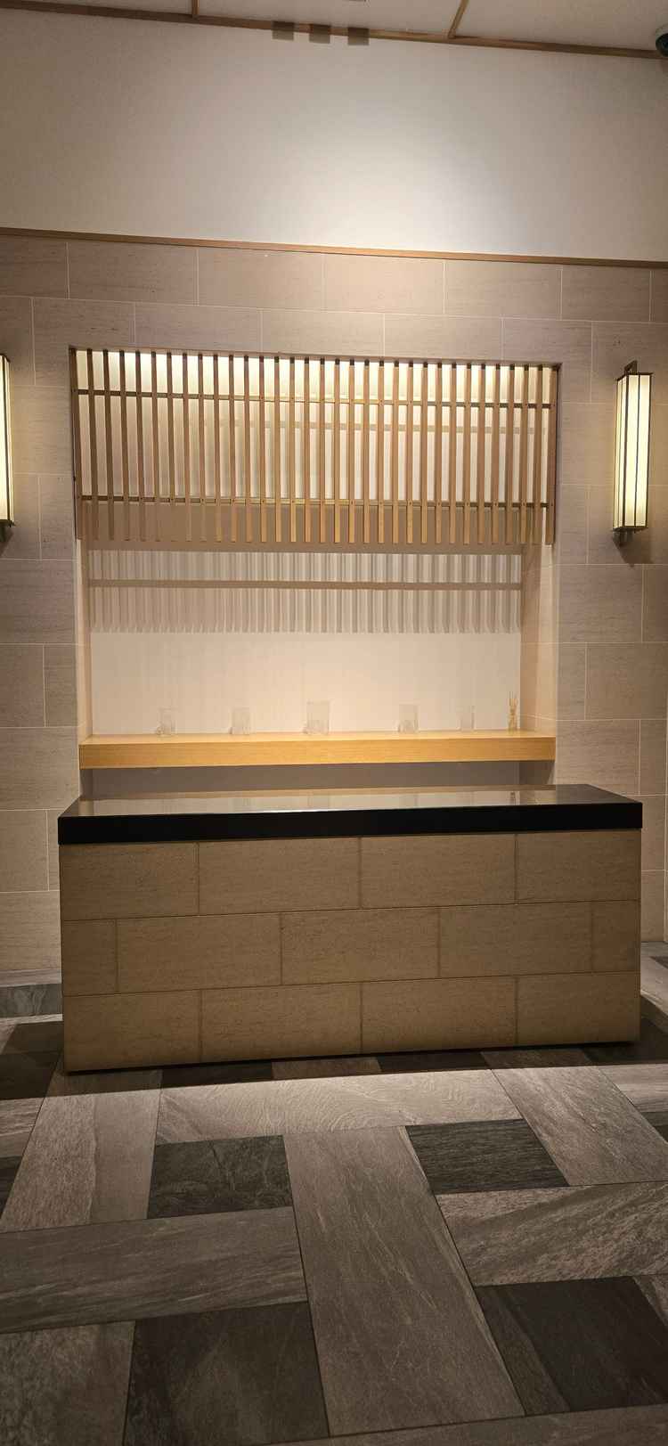 会場の受付となる場所