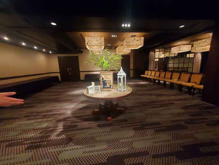 ウェルカムスペースはとても広い