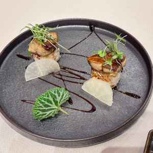 フォアグラ寿司が美味しかったです。