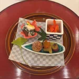 前菜。和食と洋食があり、和食を選択。