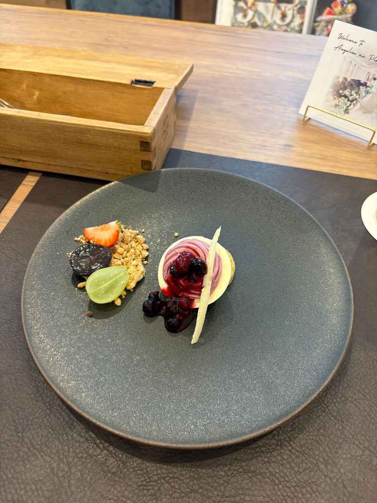 試食でいただいたデザート