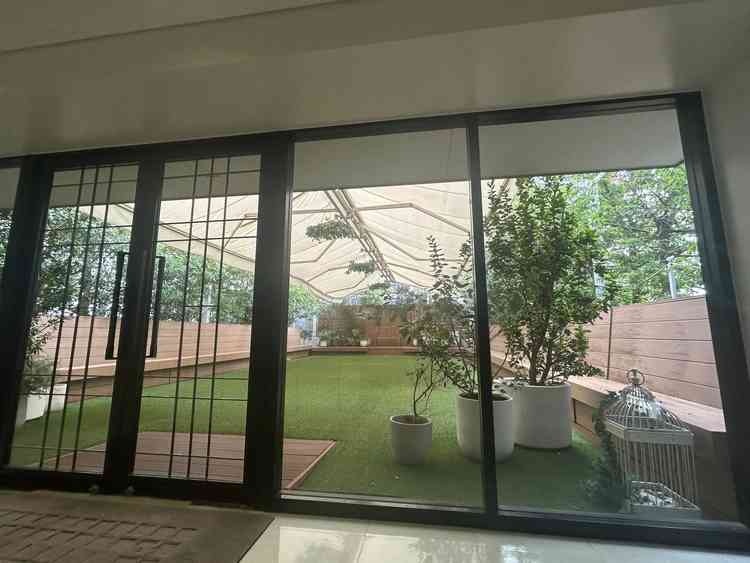 屋上のガーデン場