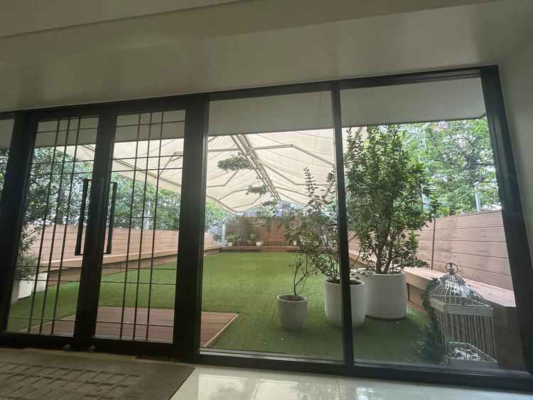 屋上のガーデン場