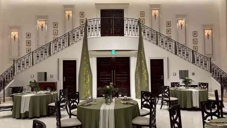 披露宴会場の写真です。