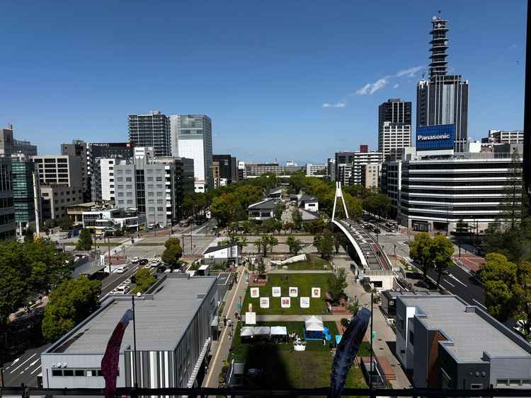 スイートルームからの眺め。