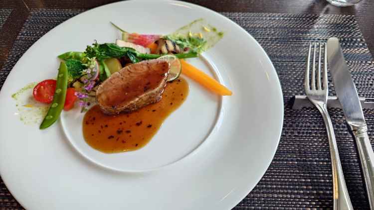 試食でいただいたフィレ肉のお料理。