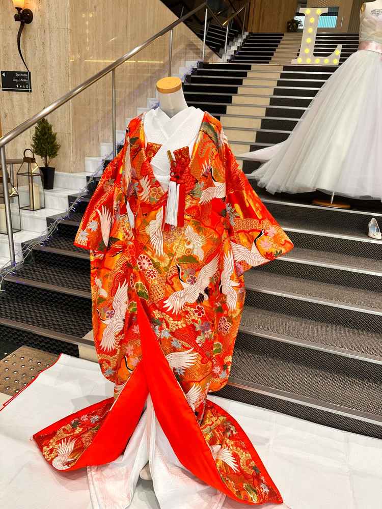 赤の色打掛も着たくなりました！