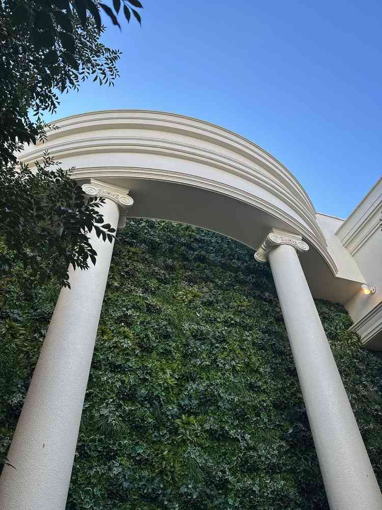 ガーデンが3階にあるため都会にありながら静かだった