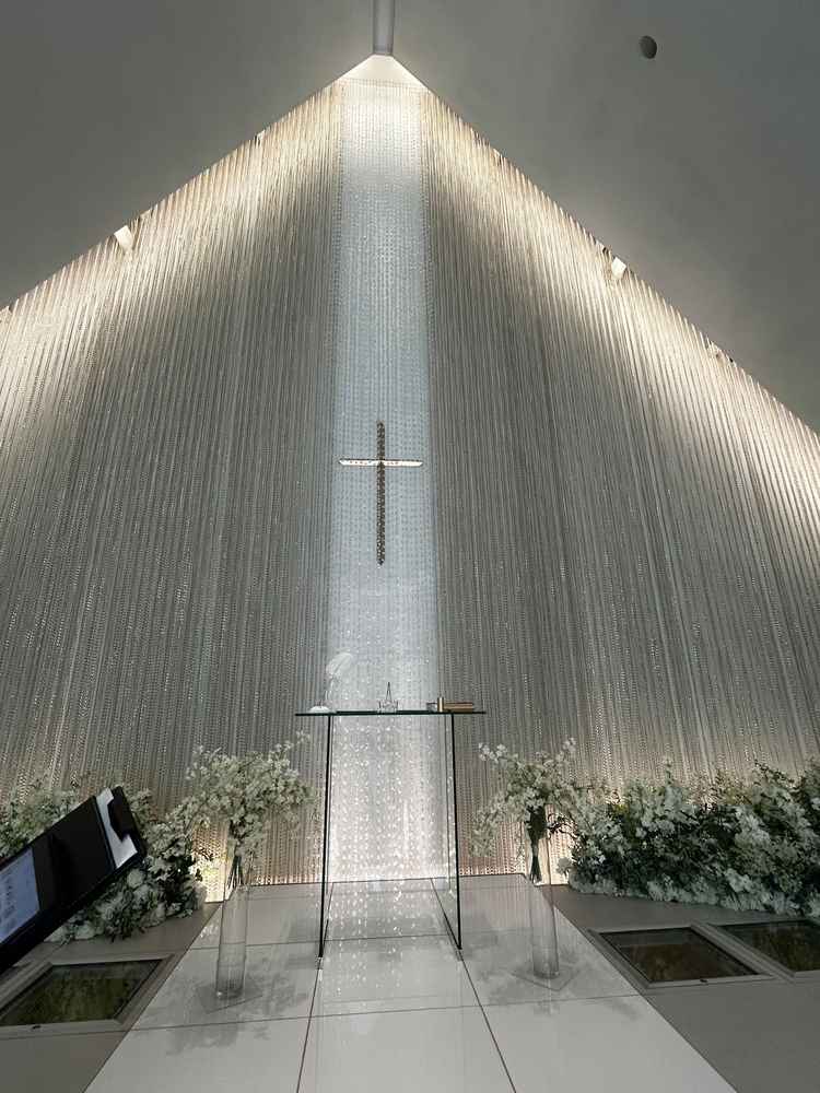 チャペルがかわいく、きれい