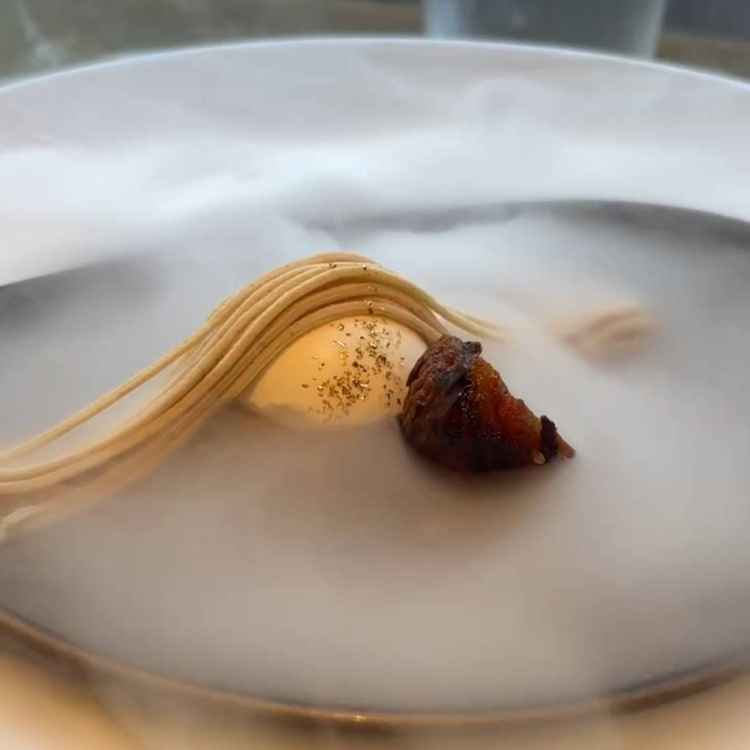 試食でいただいたモンブラン。かなりレベルが高かったです。甘すぎず上品な味でゲストも満足できるお味。