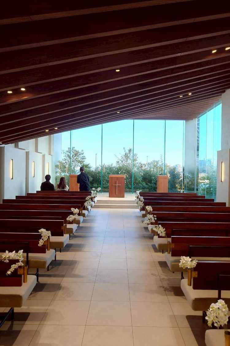 チャペル。とても雰囲気のよい場所でした。