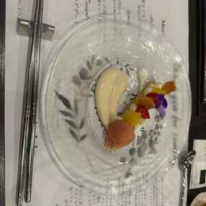 試食ラストのデザートの写真